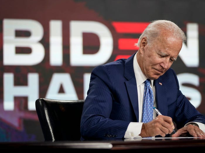 LETTER TO PRESIDENT BIDEN ON FINANCIAL DISCLOSURES