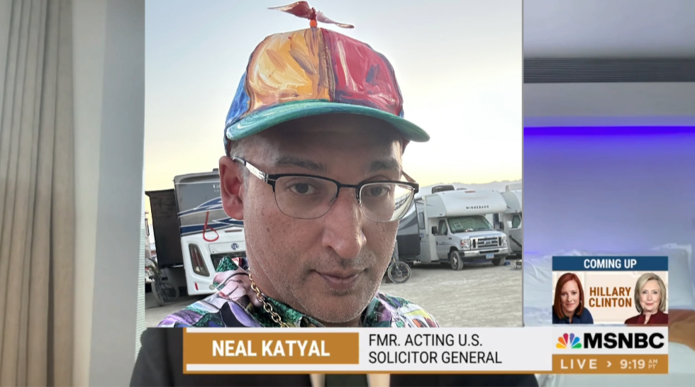 Hey MSNBC—Stop Booking Corporate Hack Neal Katyal